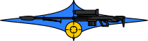 Insigne de tireur d'élite agrafe d'or