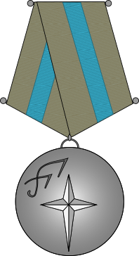 Médaille de combattant Exile (Argent)