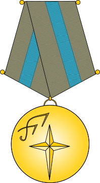 Médaille de combattant Exile (Or)