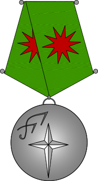 Médaille de combattant GGP (Argent)